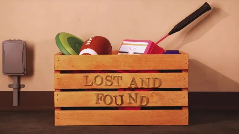 Link to the Lost and Found page.